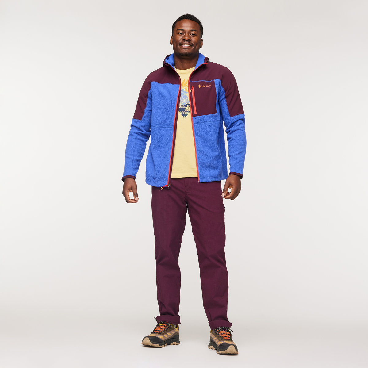 Abrazo Hooded Full-Zip Fleece Jacket Men's | Cozy Outdoor Layer