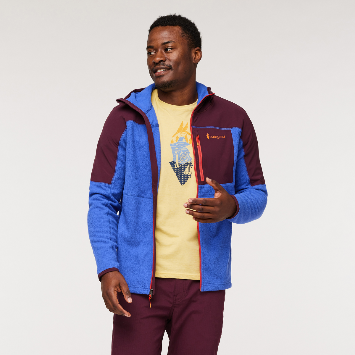 Abrazo Hooded Full-Zip Fleece Jacket Men's | Cozy Outdoor Layer
