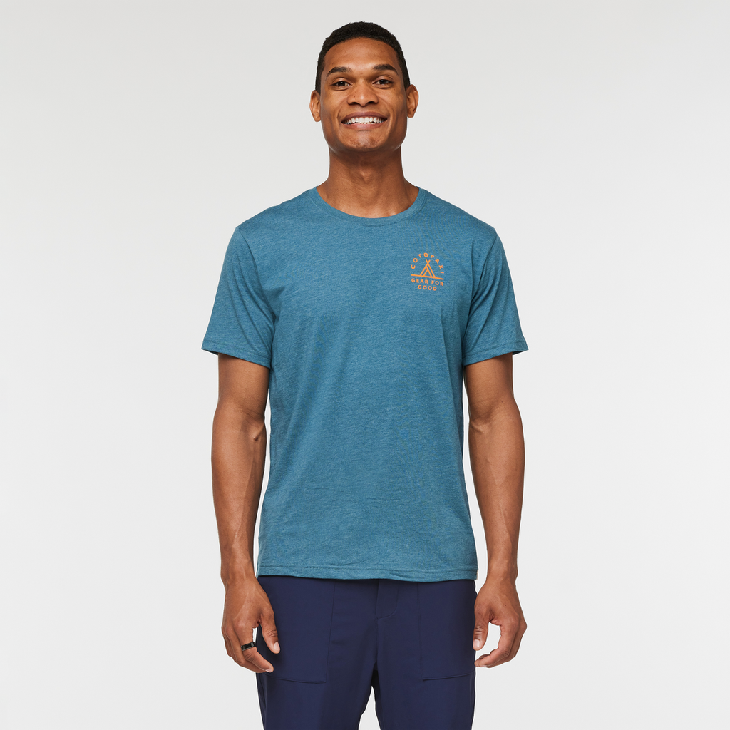 Llama Map T-Shirt Men's | Comfortable Outdoor Top
