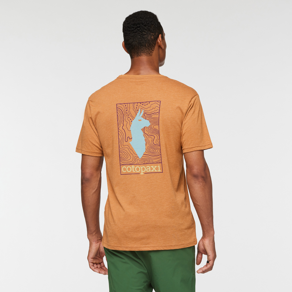 Llama Map T-Shirt Men's | Comfortable Outdoor Top