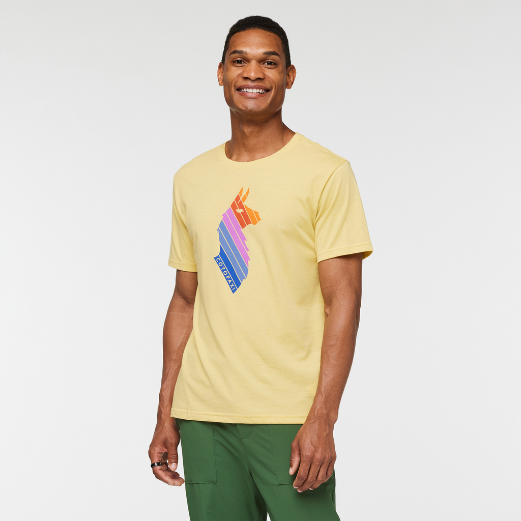 Llama Stripes T-Shirt Men's | Comfortable Outdoor Top