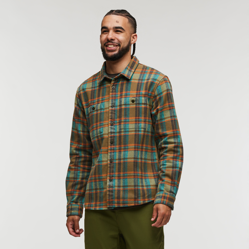 Mero Organic Flannel Shirt Men's | Comfortable Outdoor Top