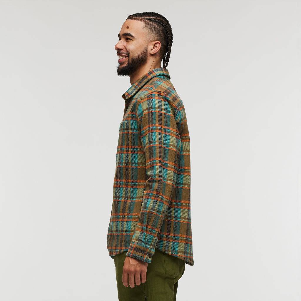 Mero Organic Flannel Shirt Men's | Comfortable Outdoor Top