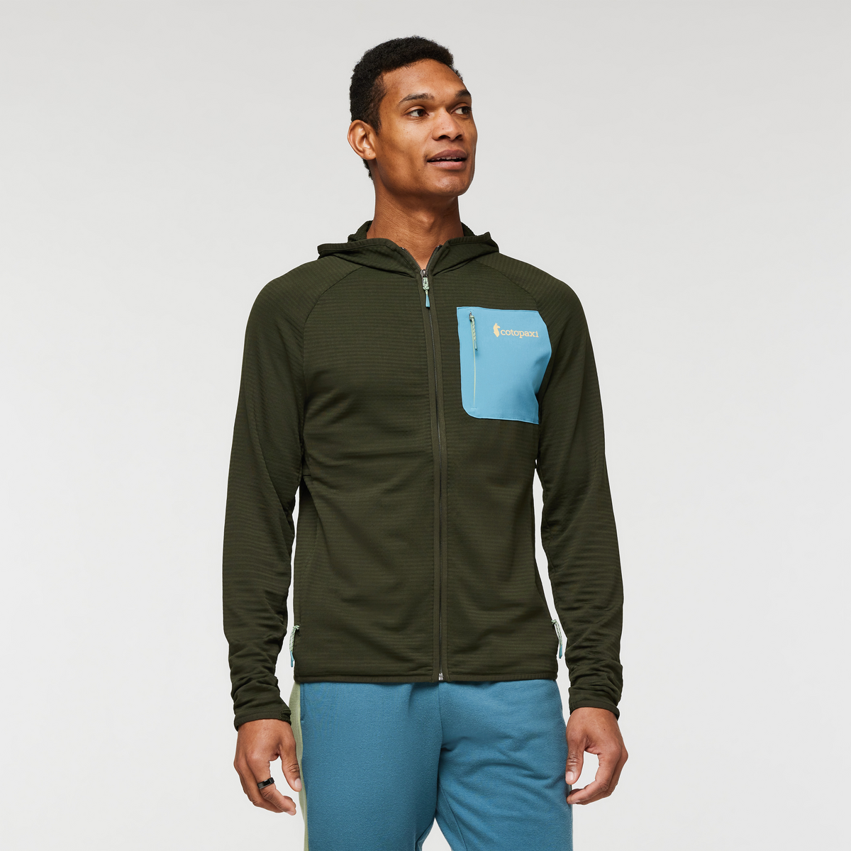 Otero Fleece Full-Zip Hooded Jacket Men's | Cozy Outdoor Layer