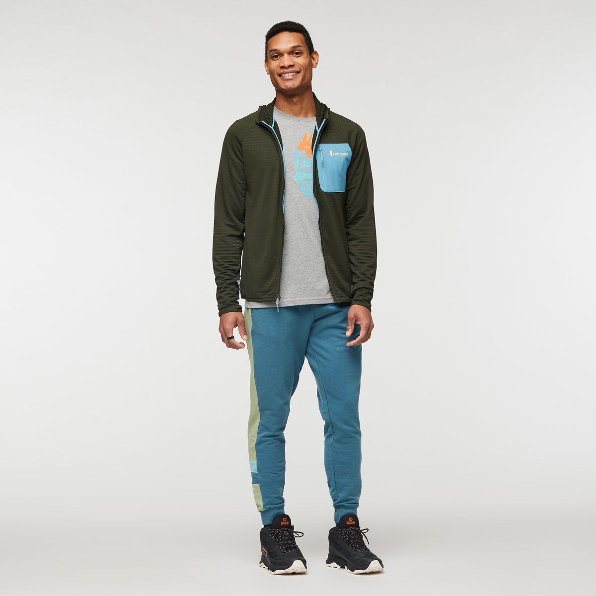 Otero Fleece Full-Zip Hooded Jacket Men's | Cozy Outdoor Layer