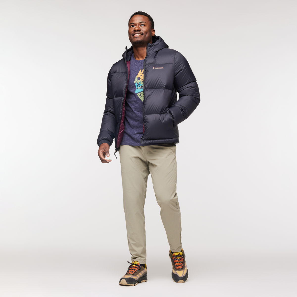 Solazo Down Hooded Jacket Men's | Versatile Outdoor Layer