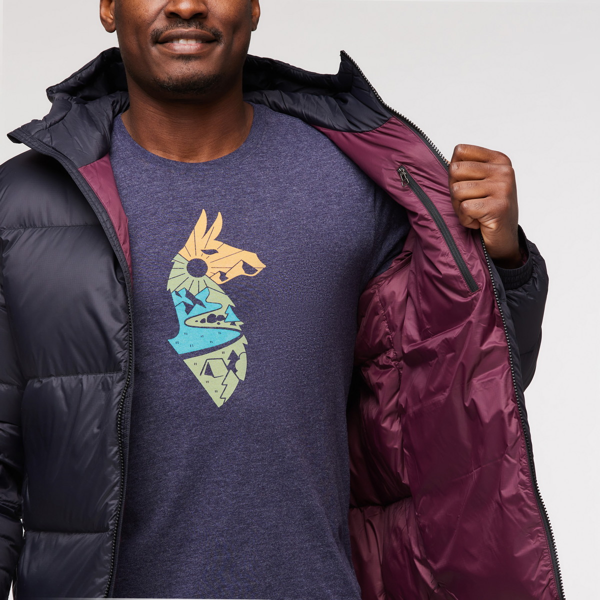 Solazo Down Hooded Jacket Men's | Versatile Outdoor Layer