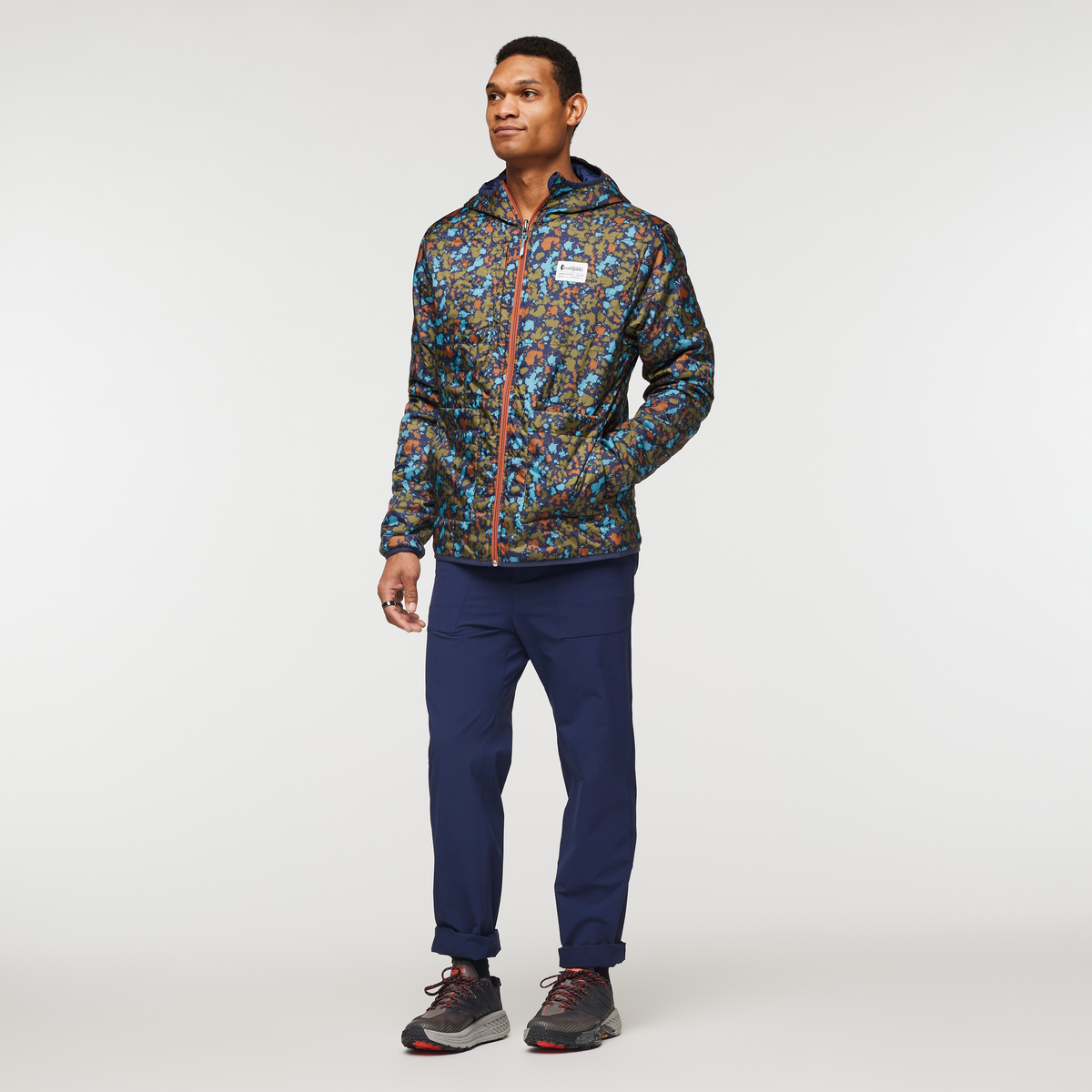Teca Calido Hooded Jacket Print Men's | Versatile Outdoor Layer