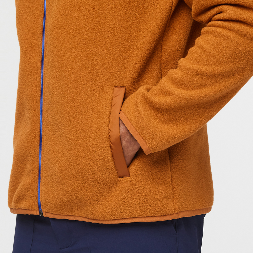 Teca Fleece Hooded Full-Zip Jacket Men's | Cozy Outdoor Layer