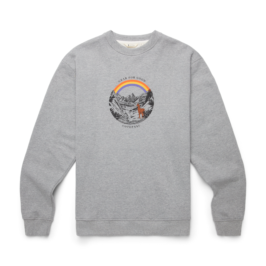 Traveling Llama Crew Sweatshirt Men's | Comfortable Everyday Layer