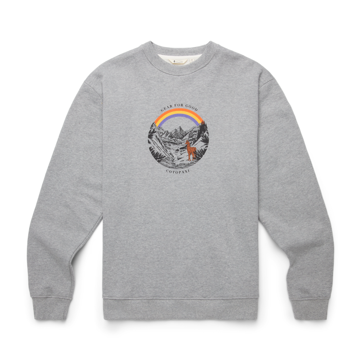 Traveling Llama Crew Sweatshirt Men's | Comfortable Everyday Layer