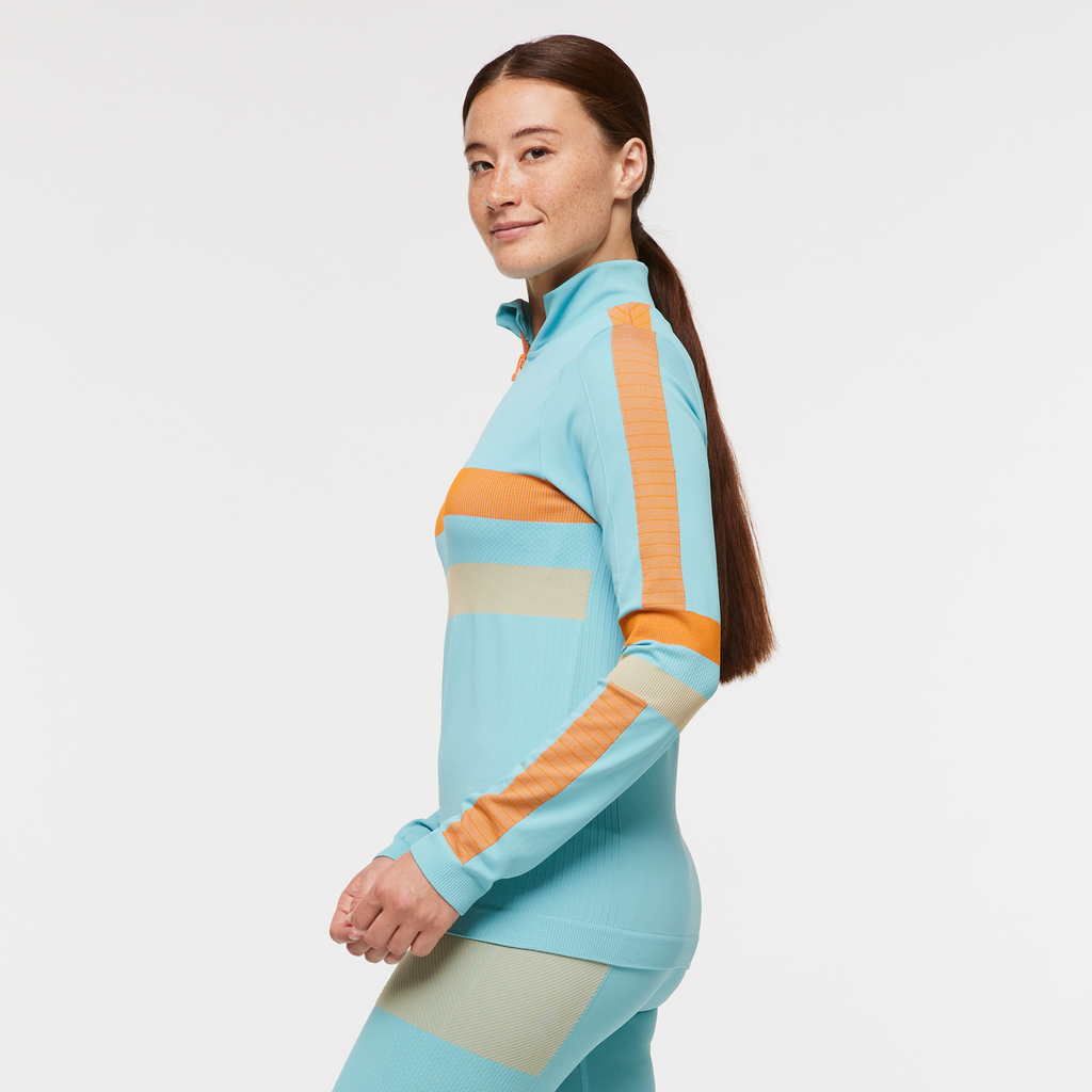Debajo Seamless Baselayer Quarter-Zip Women's | Comfortable Outdoor Top