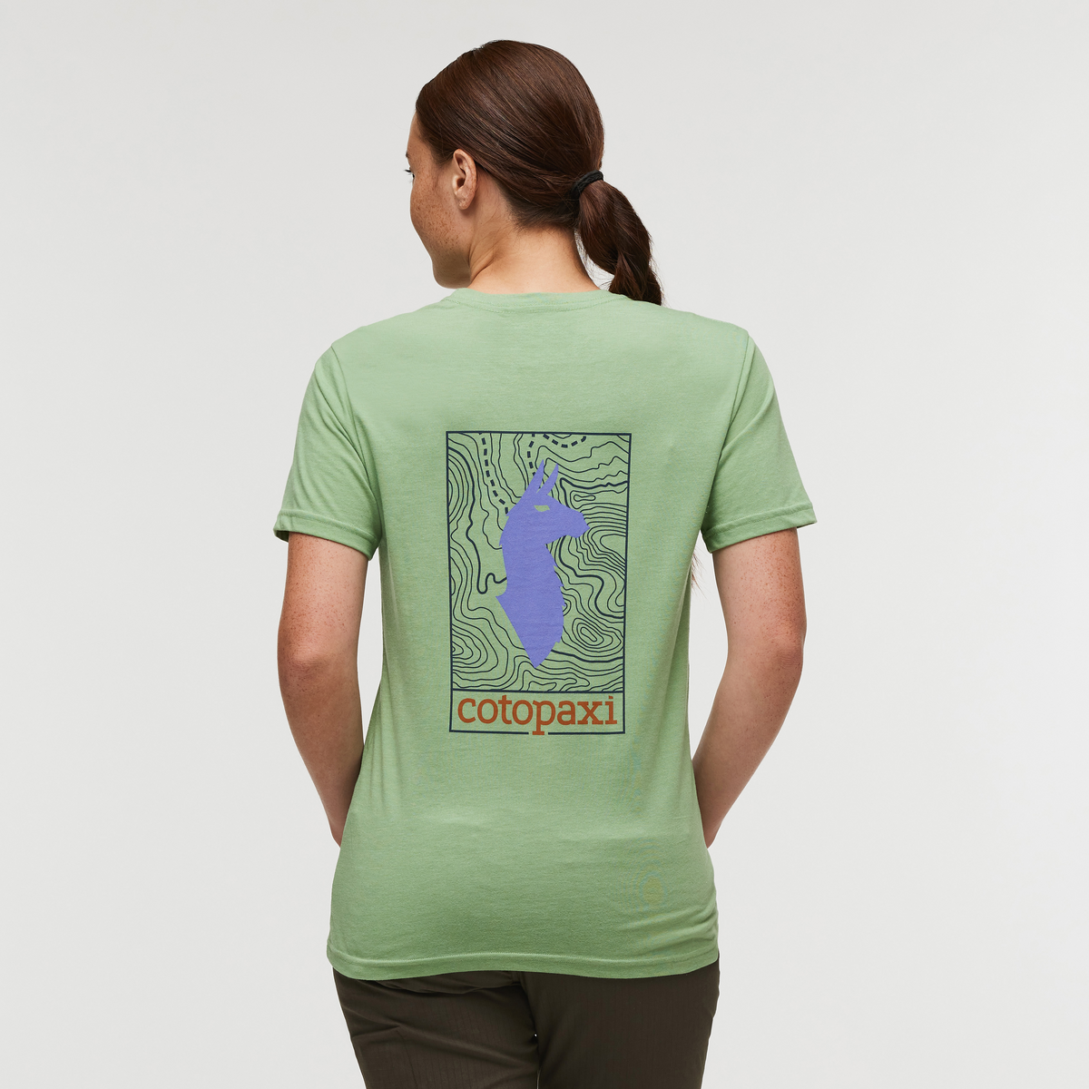 Llama Map T-Shirt Women's | Comfortable Outdoor Top