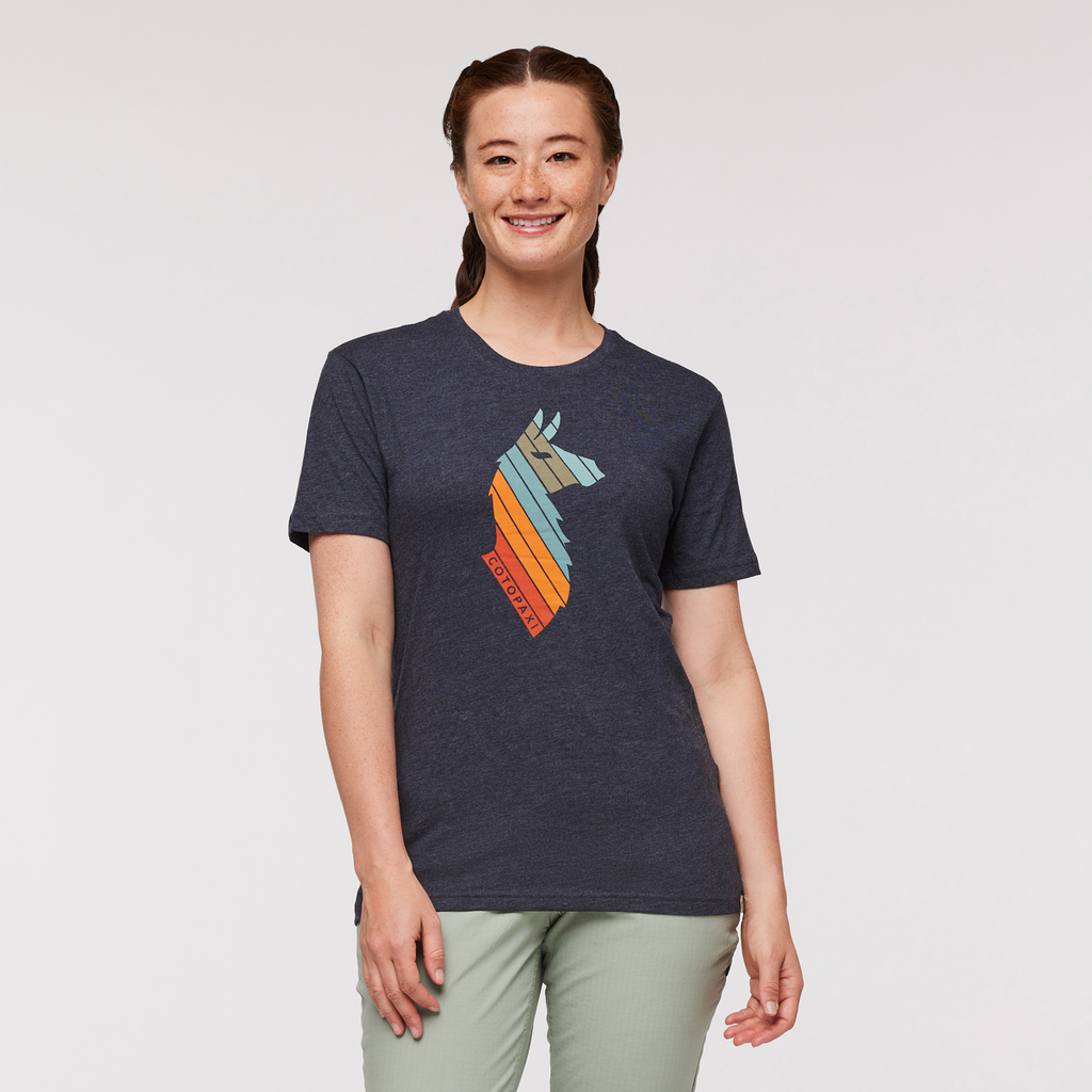 Llama Stripes T-Shirt Women's | Comfortable Outdoor Top