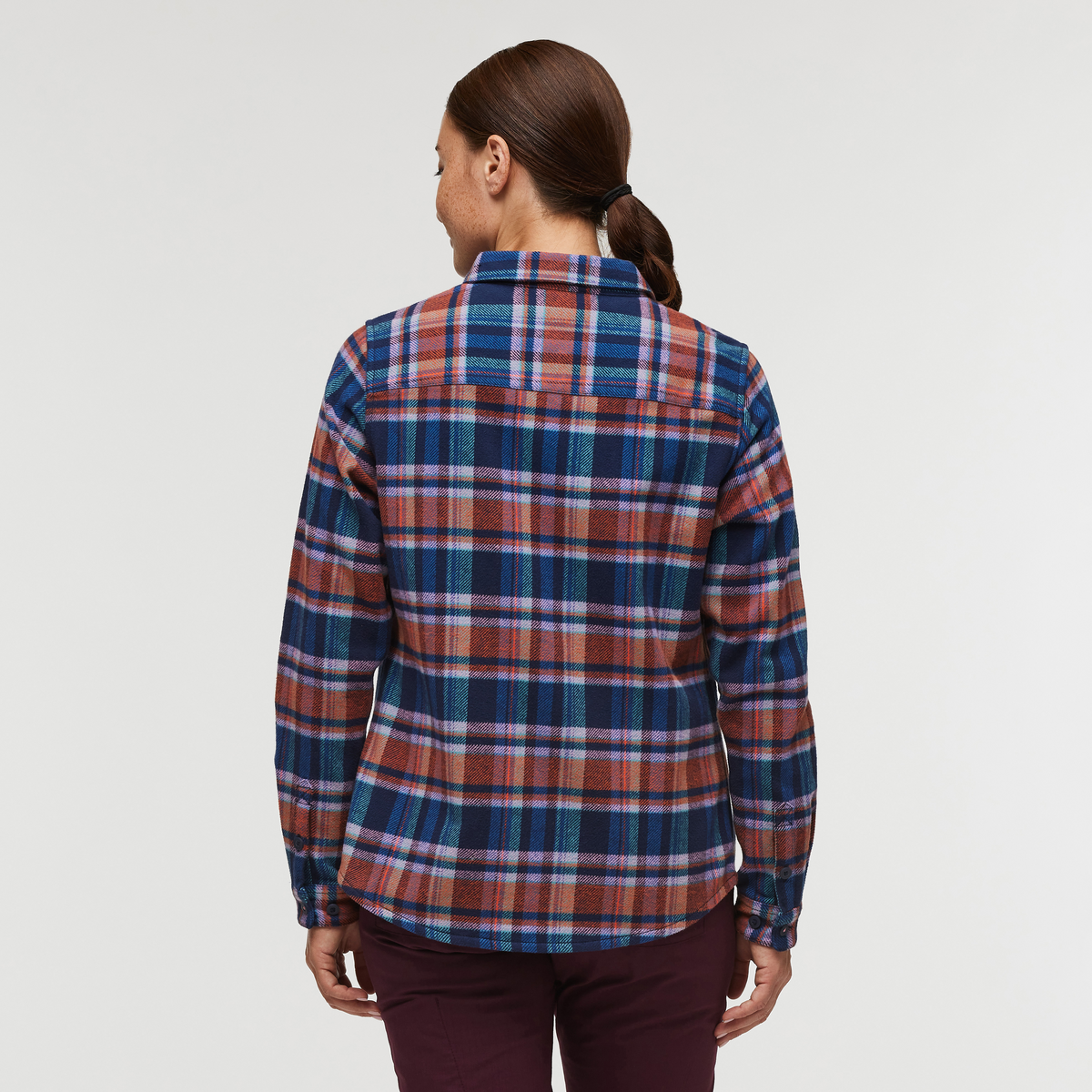 Mero Organic Flannel Shirt Women's | Comfortable Outdoor Top