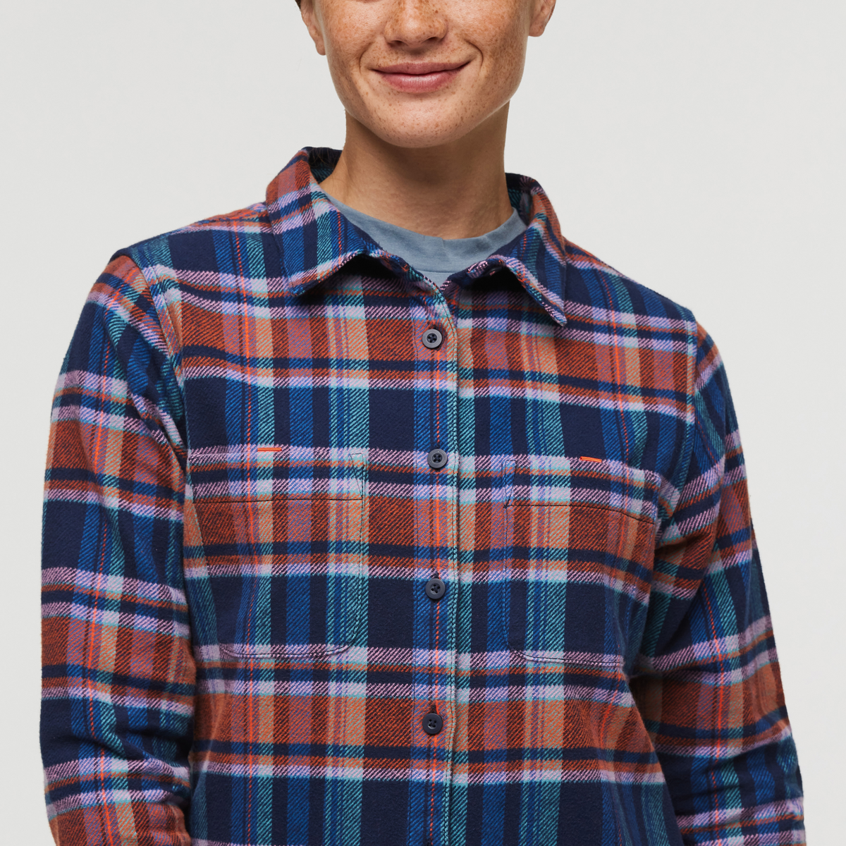Mero Organic Flannel Shirt Women's | Comfortable Outdoor Top