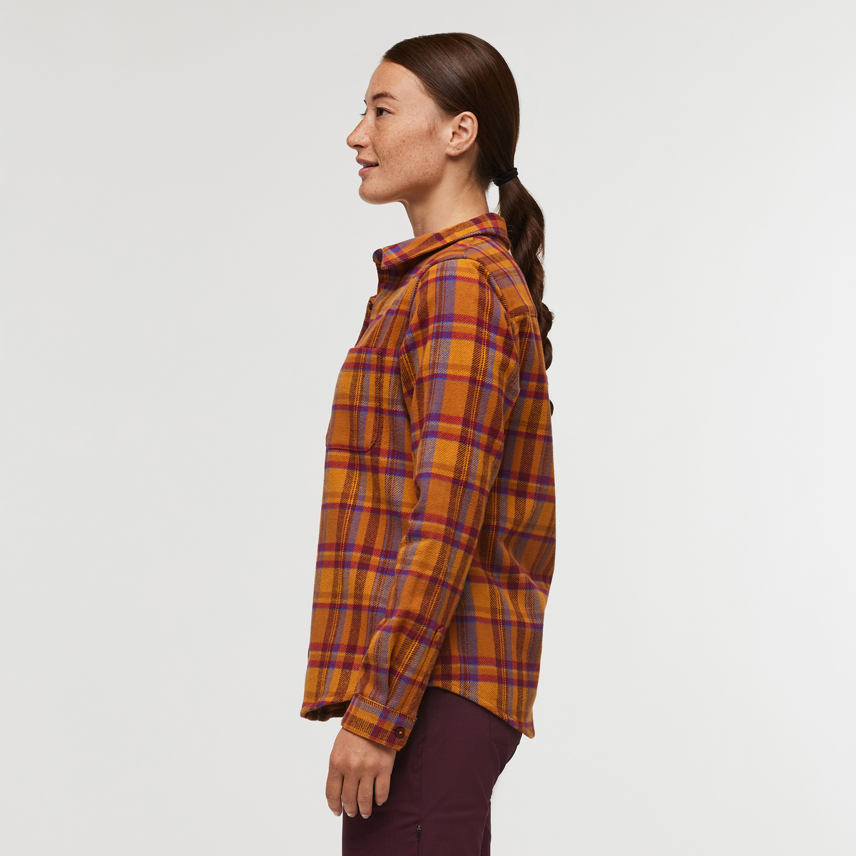 Mero Organic Flannel Shirt Women's | Comfortable Outdoor Top