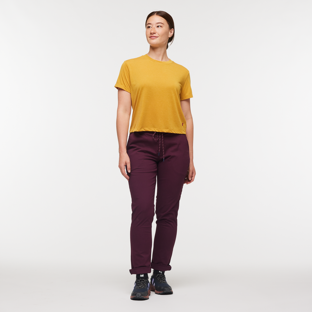 Paseo Travel Crop T-Shirt Women's | Comfortable Outdoor Top