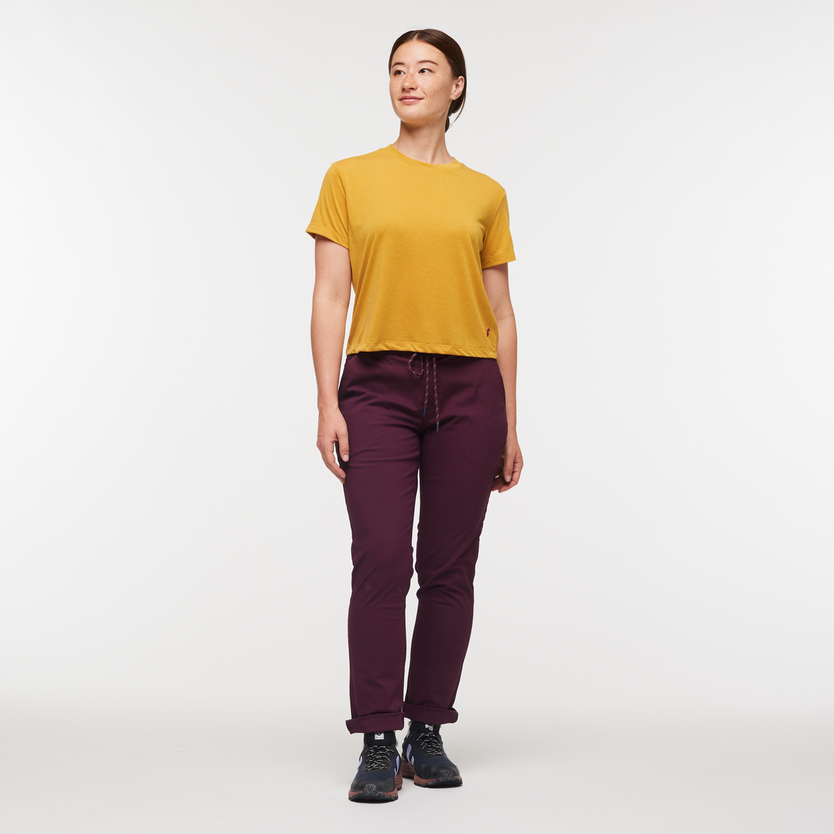Paseo Travel Crop T-Shirt Women's | Comfortable Outdoor Top