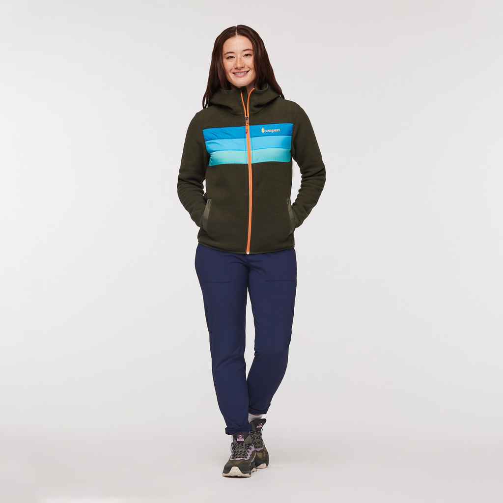 Teca Fleece Hooded Full-Zip Jacket Women's | Cozy Outdoor Layer