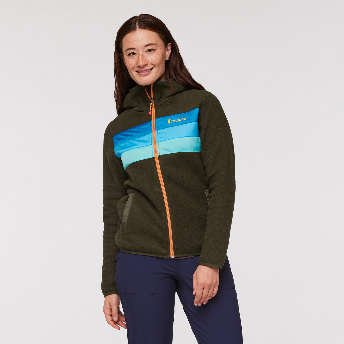 Teca Fleece Hooded Full-Zip Jacket Women's | Cozy Outdoor Layer