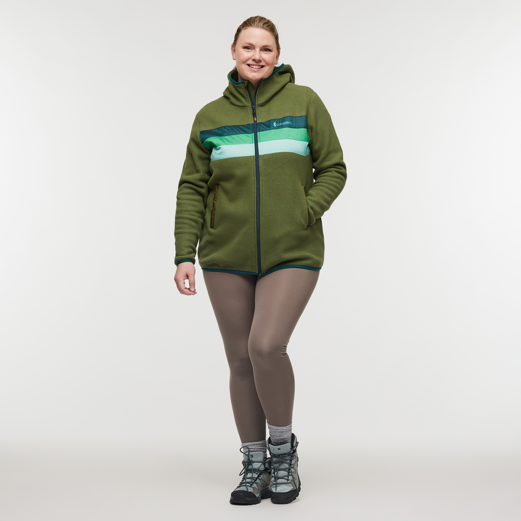 Teca Fleece Hooded Full-Zip Jacket Women's | Cozy Outdoor Layer