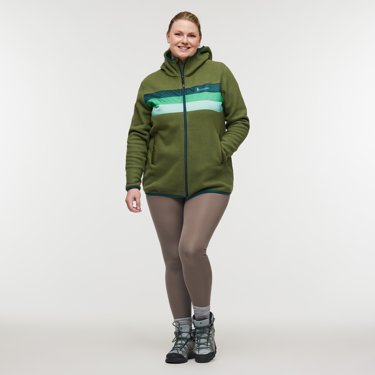 Teca Fleece Hooded Full-Zip Jacket Women's | Cozy Outdoor Layer