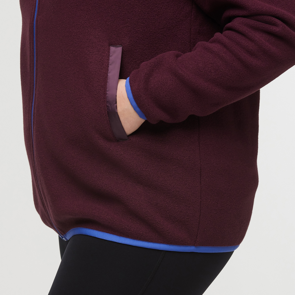 Teca Fleece Hooded Full-Zip Jacket Women's | Cozy Outdoor Layer