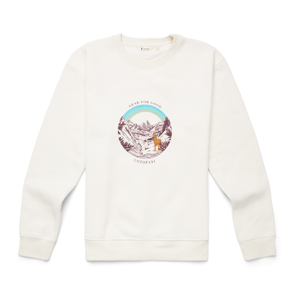 Traveling Llama Crew Sweatshirt Women's | Comfortable Everyday Layer