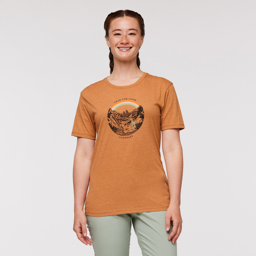 Traveling Llama T-Shirt Women's | Comfortable Outdoor Top