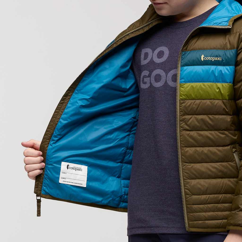Fuego Hooded Down Jacket Kids' | Warm Outdoor Layer