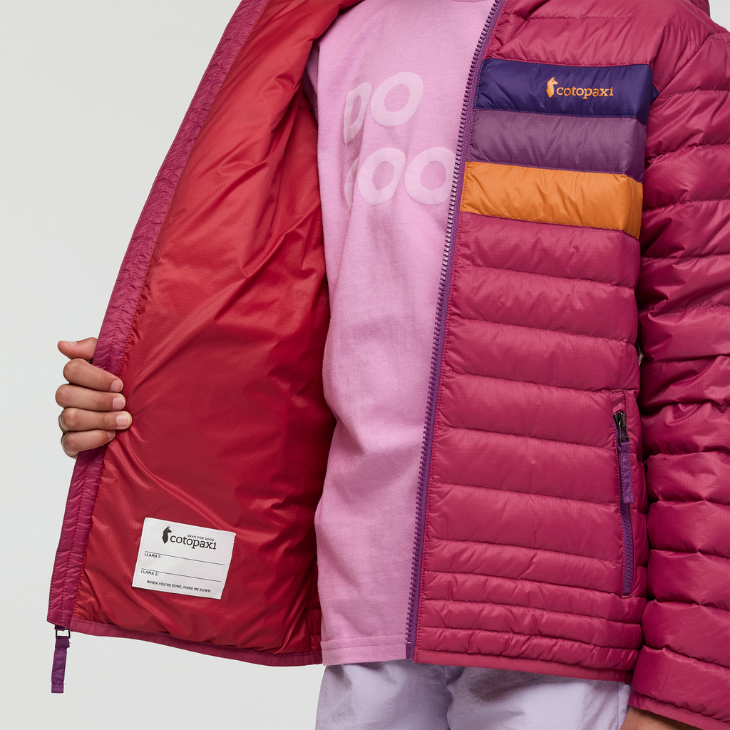 Fuego Hooded Down Jacket Kids' | Warm Outdoor Layer