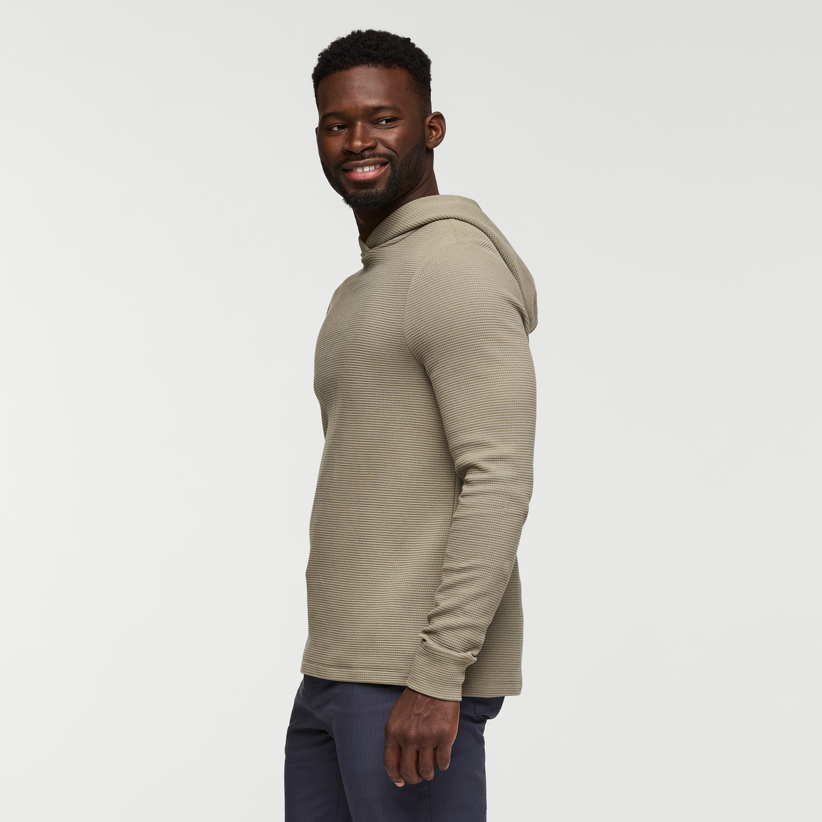 Atajo Long-Sleeve Waffle Hoodie Men's | Comfortable Everyday Layer