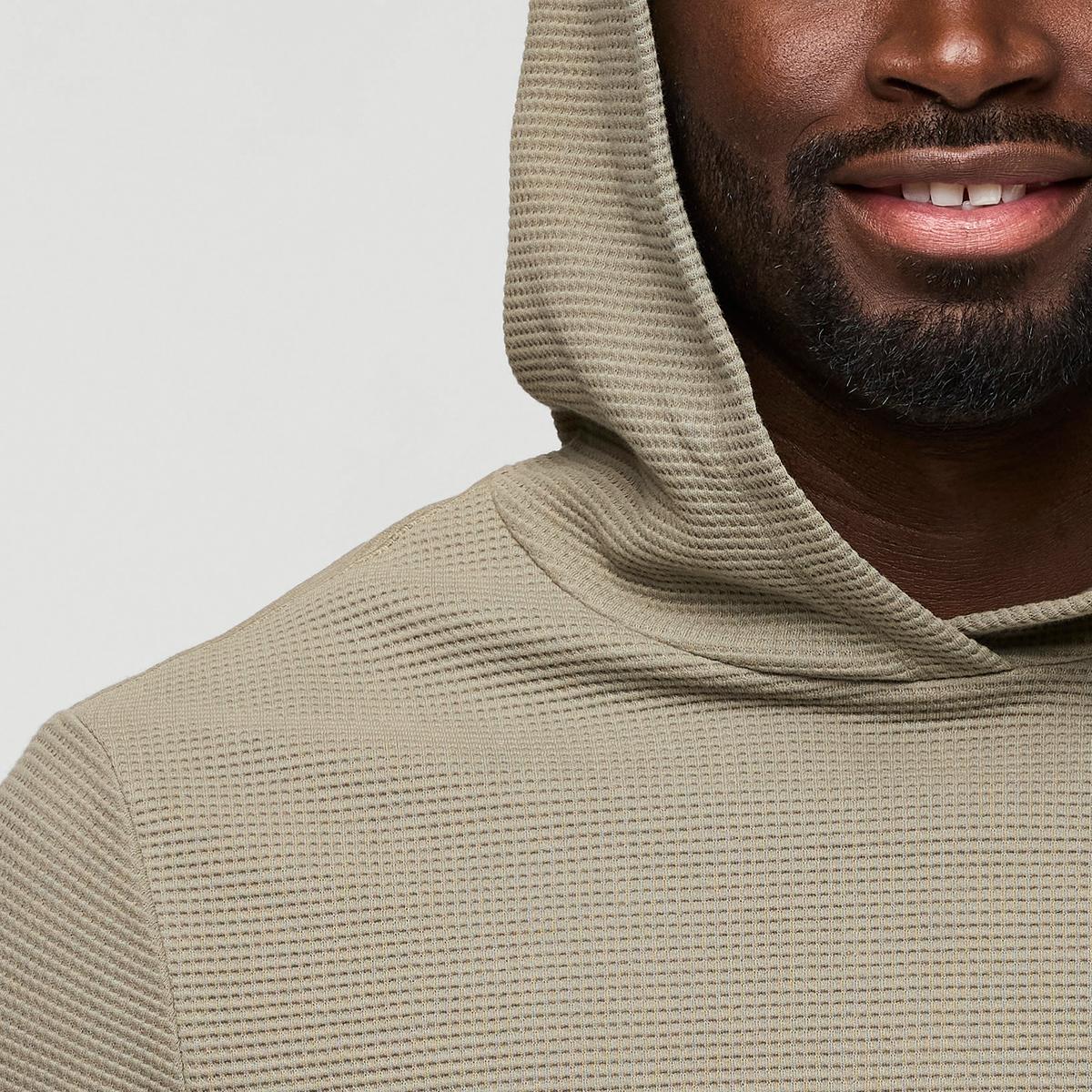 Atajo Long-Sleeve Waffle Hoodie Men's | Comfortable Everyday Layer
