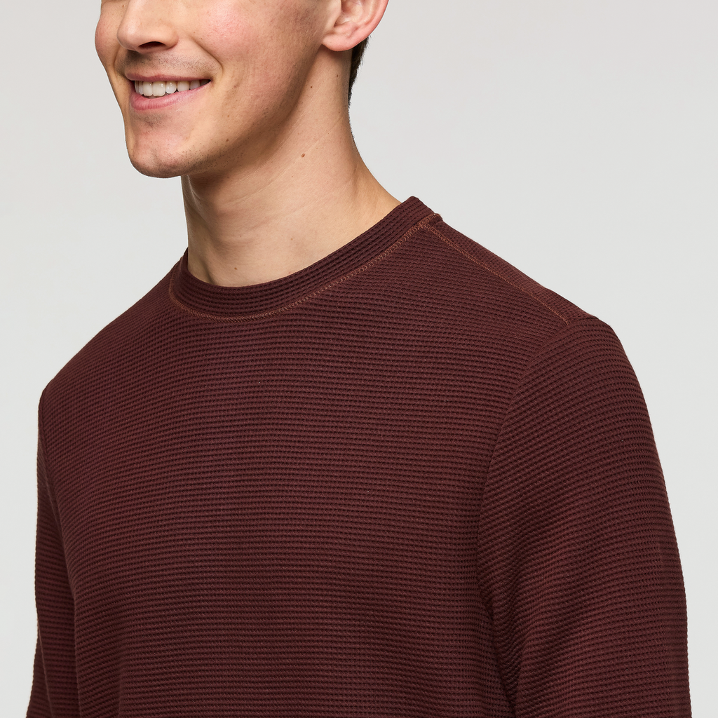 Atajo Long-Sleeve Waffle Shirt Men's | Comfortable Outdoor Top