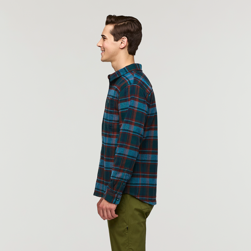 Mero Organic Flannel Shirt Men's | Comfortable Outdoor Top
