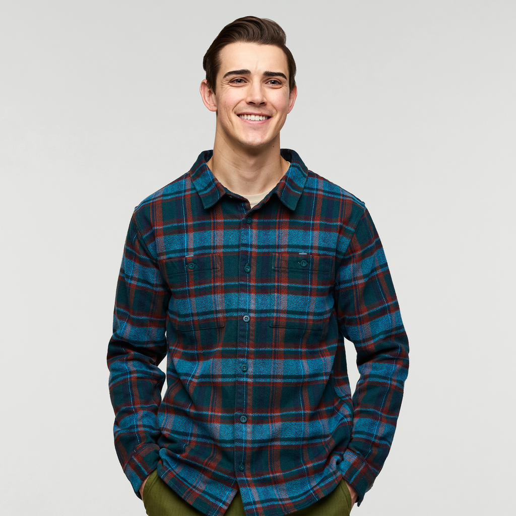 Mero Organic Flannel Shirt Men's | Comfortable Outdoor Top