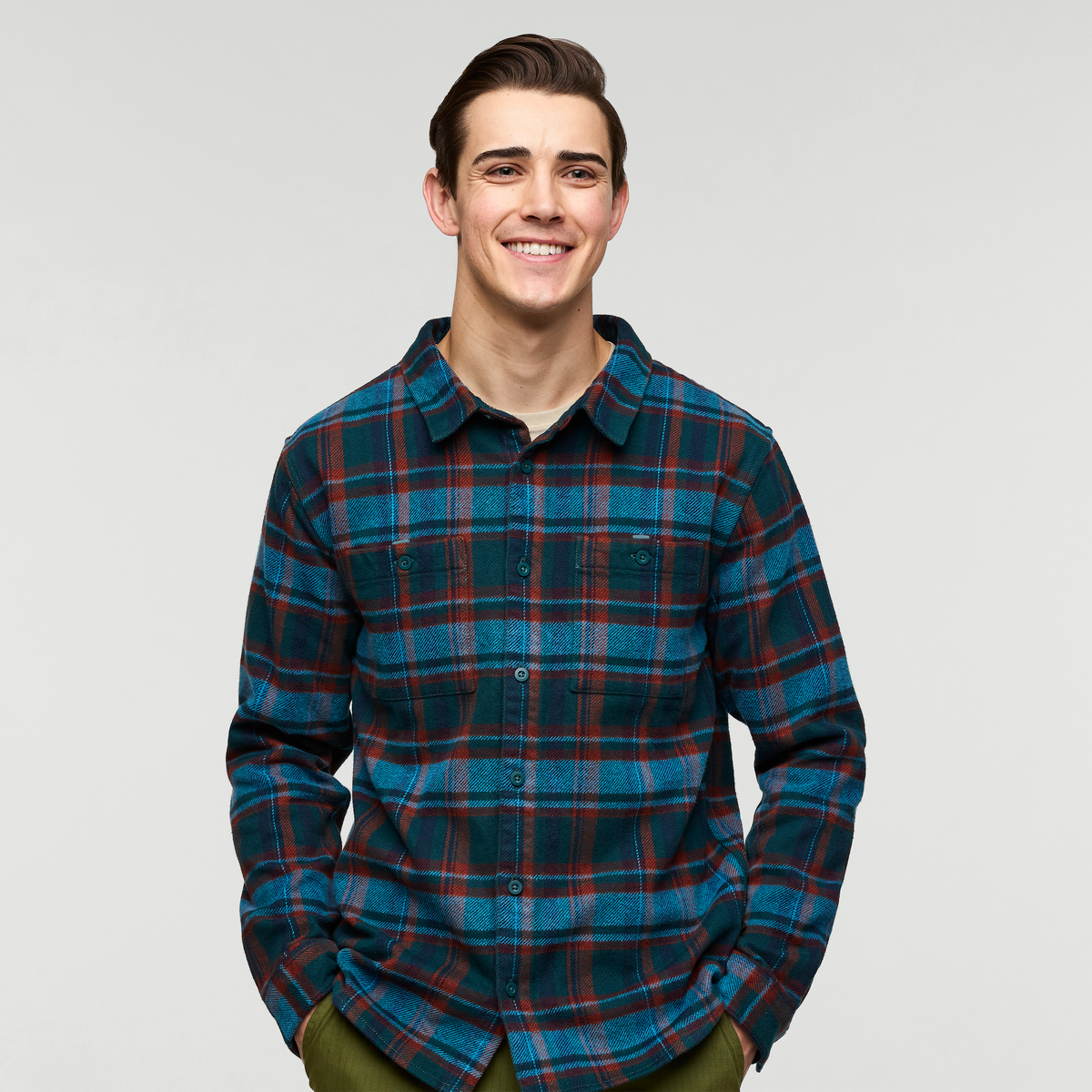 Mero Organic Flannel Shirt Men's | Comfortable Outdoor Top
