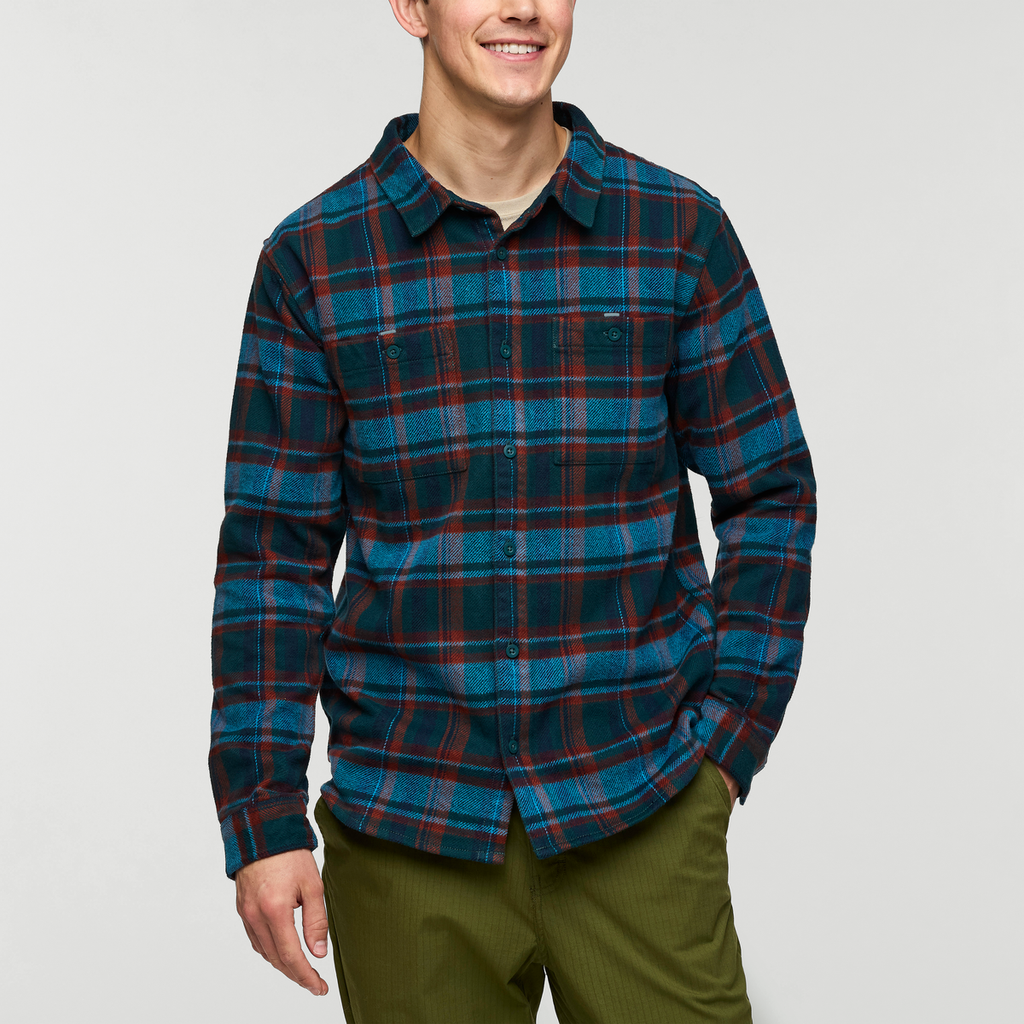 Mero Organic Flannel Shirt Men's | Comfortable Outdoor Top
