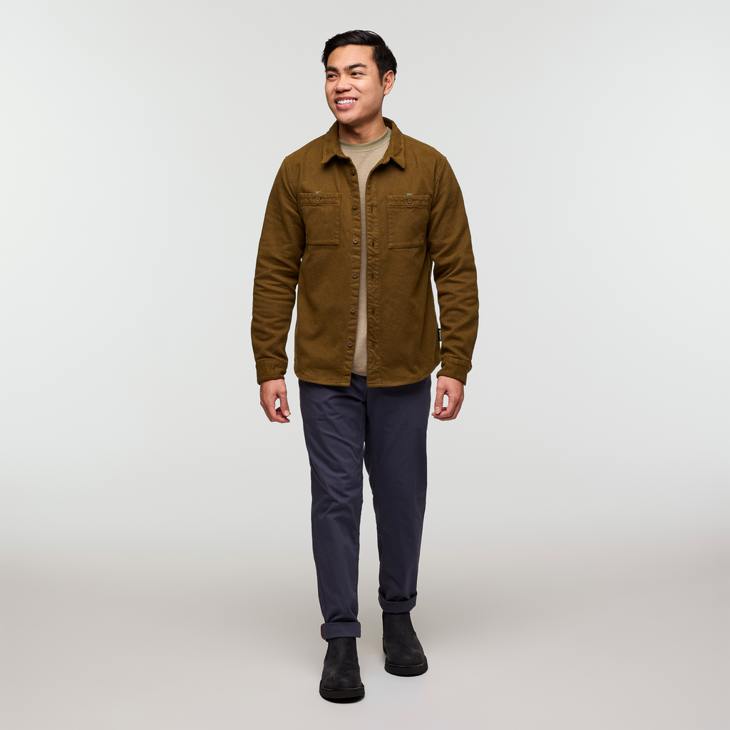 Mero Organic Flannel Shirt Men's | Comfortable Outdoor Top