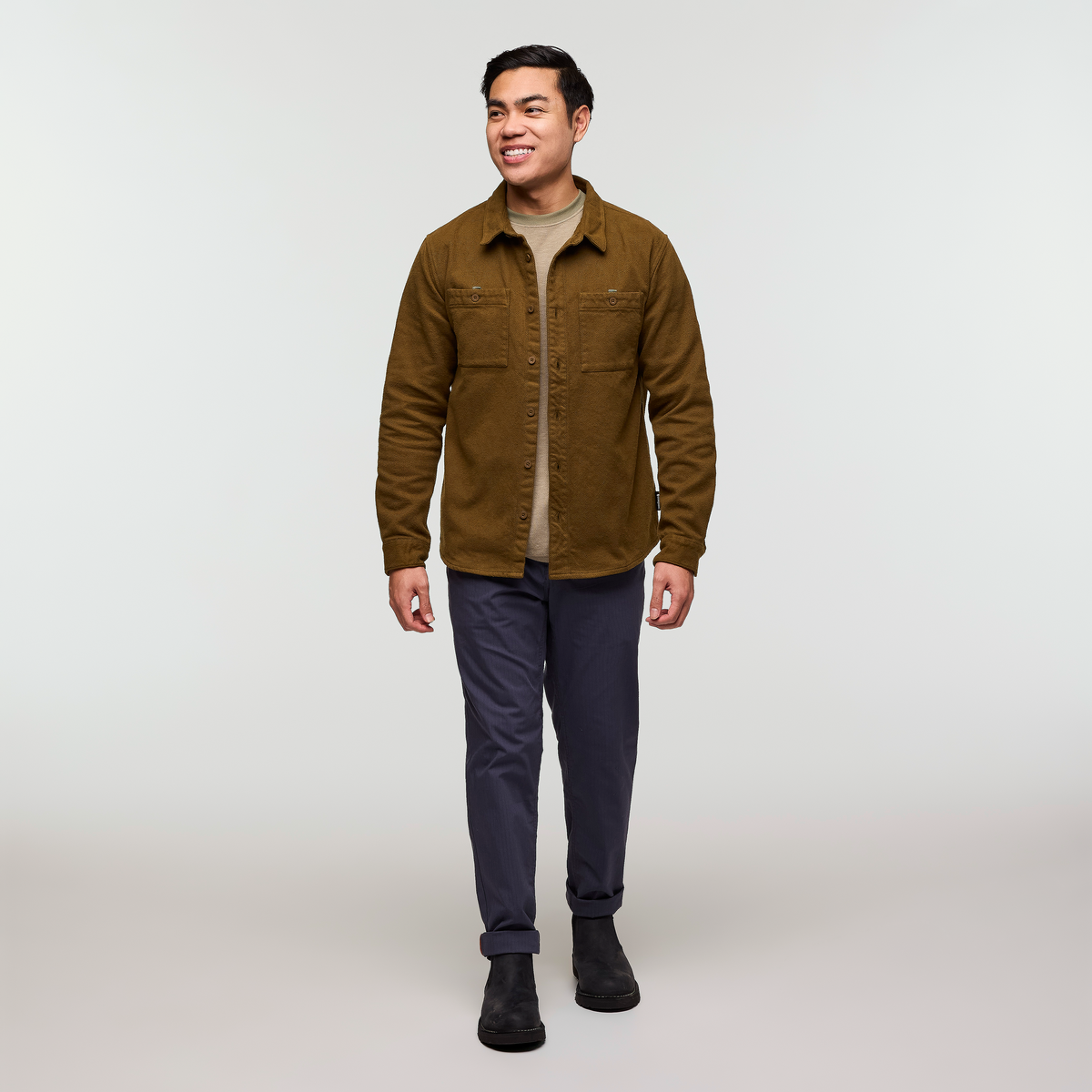 Mero Organic Flannel Shirt Men's | Comfortable Outdoor Top