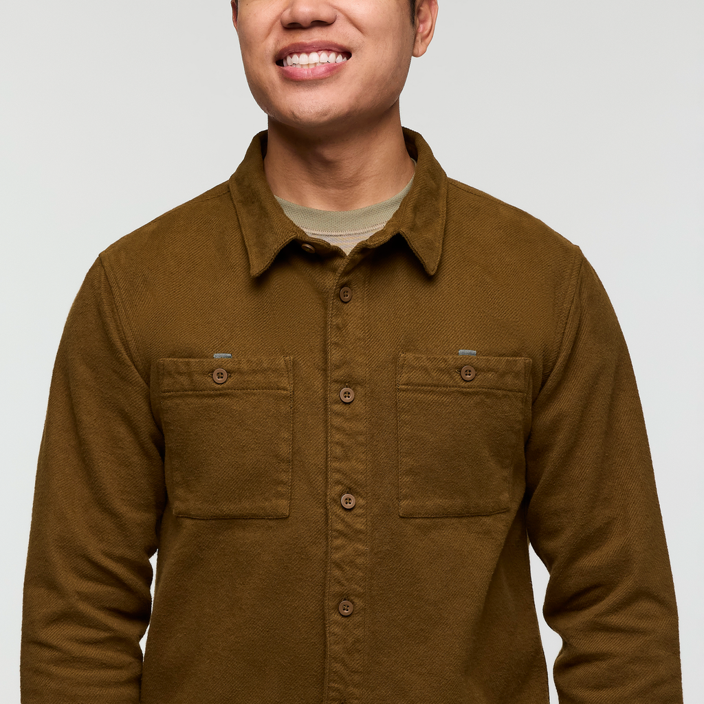 Mero Organic Flannel Shirt Men's | Comfortable Outdoor Top