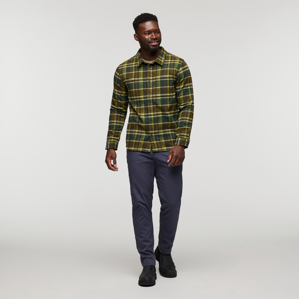 Mero Organic Flannel Shirt Men's | Comfortable Outdoor Top