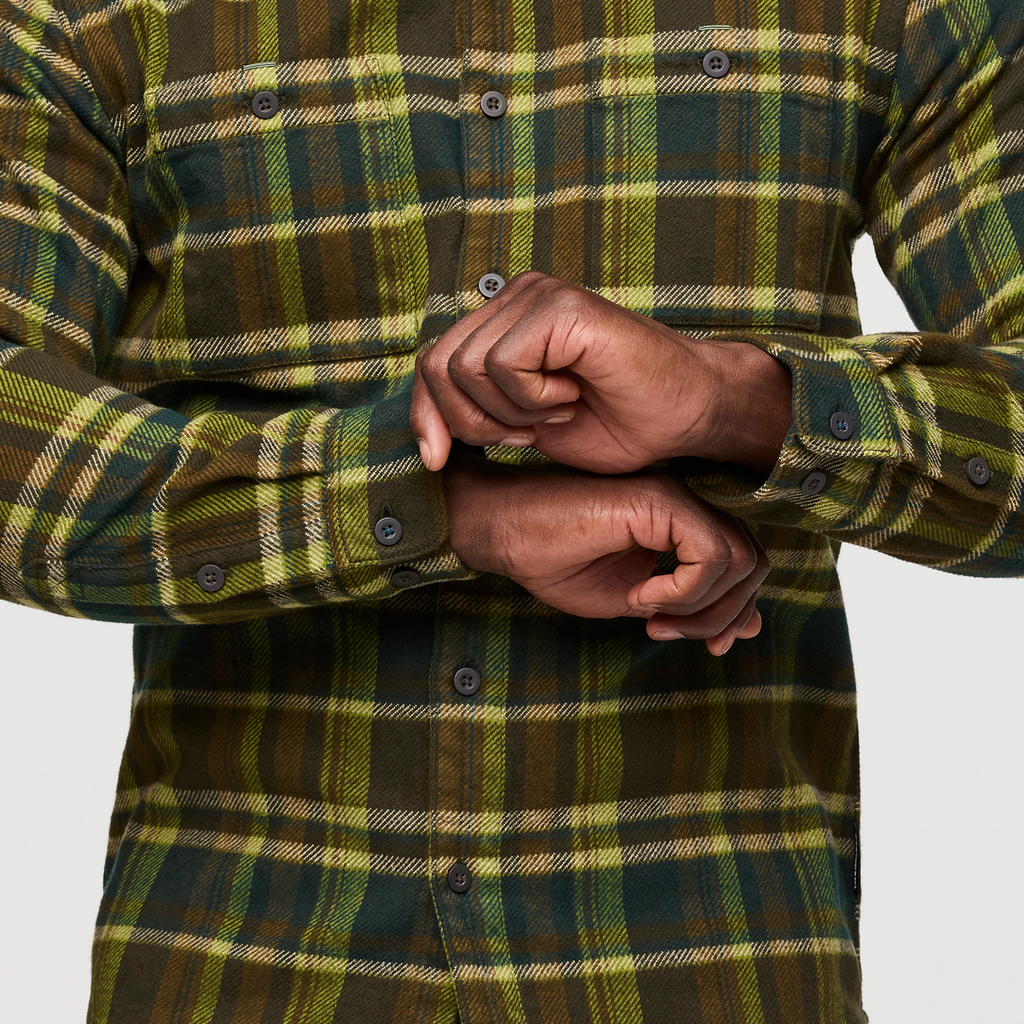 Mero Organic Flannel Shirt Men's | Comfortable Outdoor Top