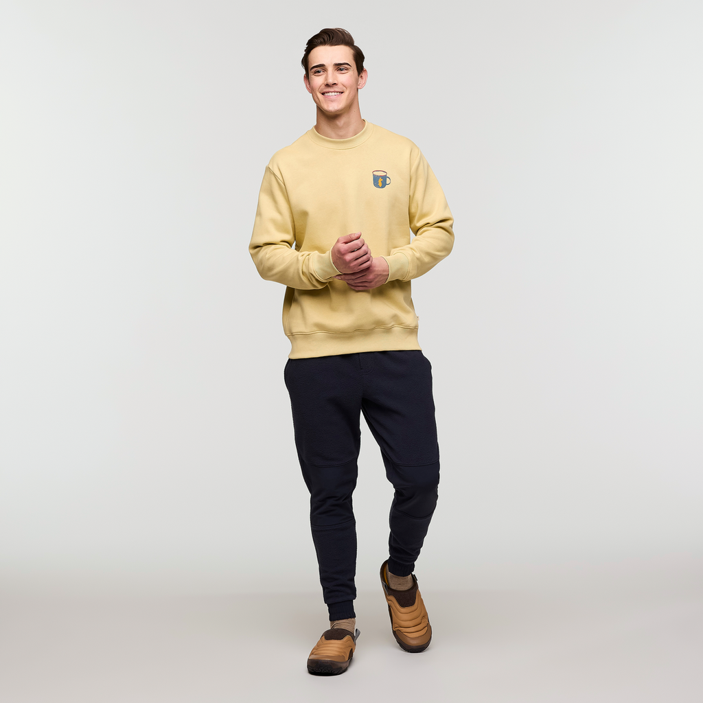 Morning Brew Crew Sweatshirt Men's | Comfortable Everyday Layer