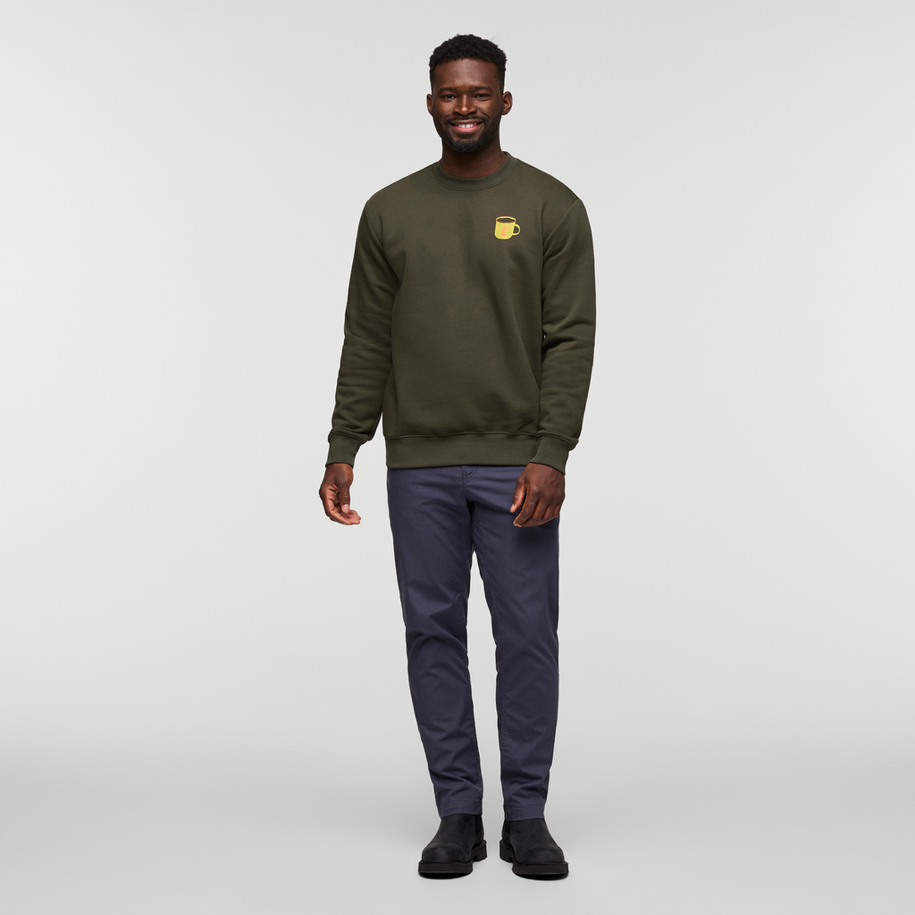 Morning Brew Crew Sweatshirt Men's | Comfortable Everyday Layer