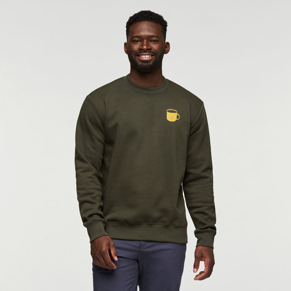 Morning Brew Crew Sweatshirt Men's | Comfortable Everyday Layer