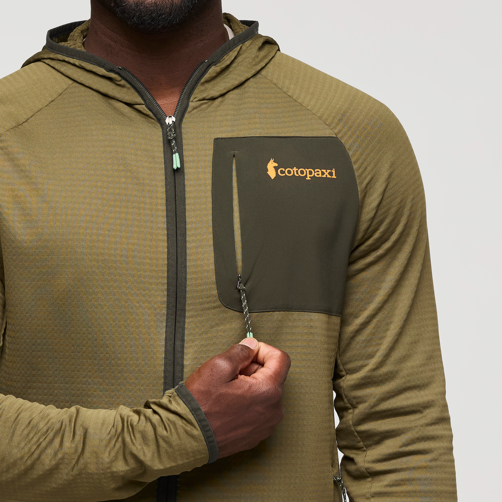 Otero Fleece Full-Zip Hooded Jacket Men's | Cozy Outdoor Layer