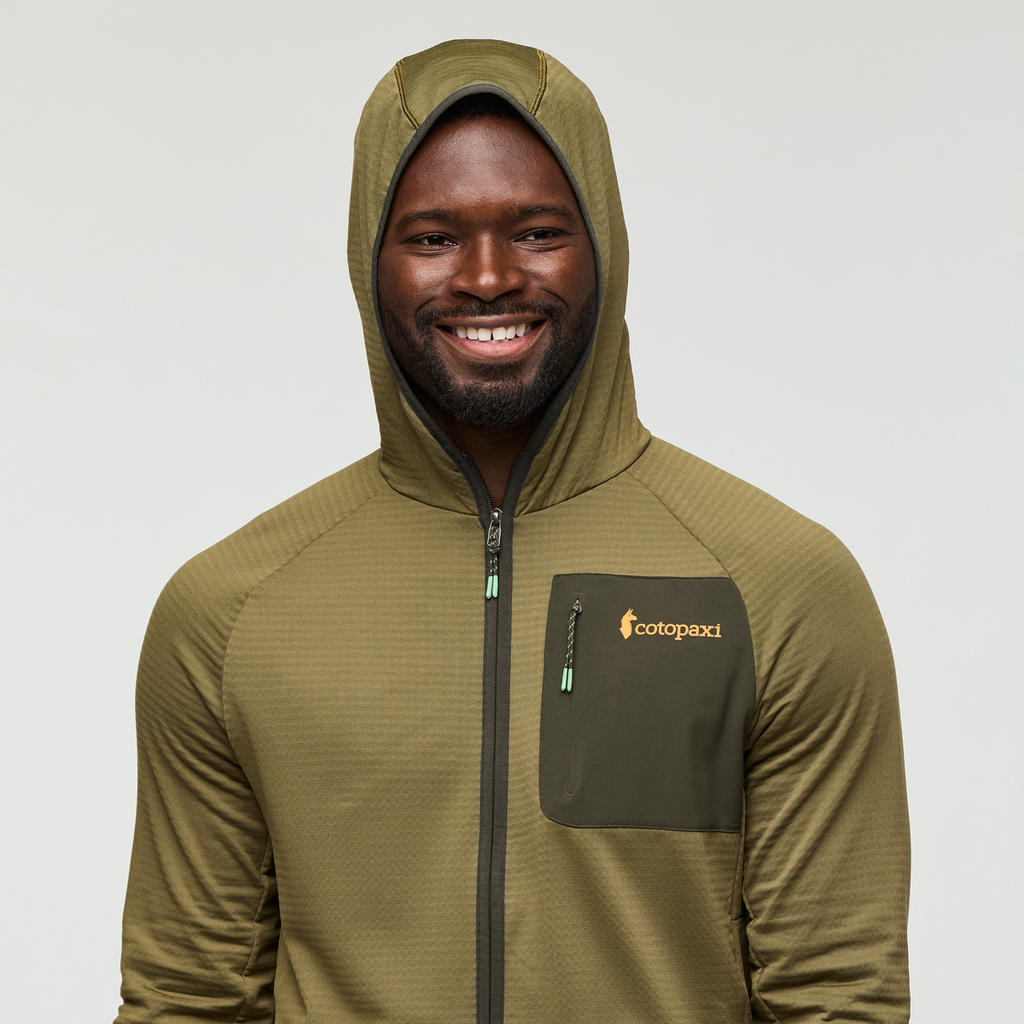 Otero Fleece Full-Zip Hooded Jacket Men's | Cozy Outdoor Layer
