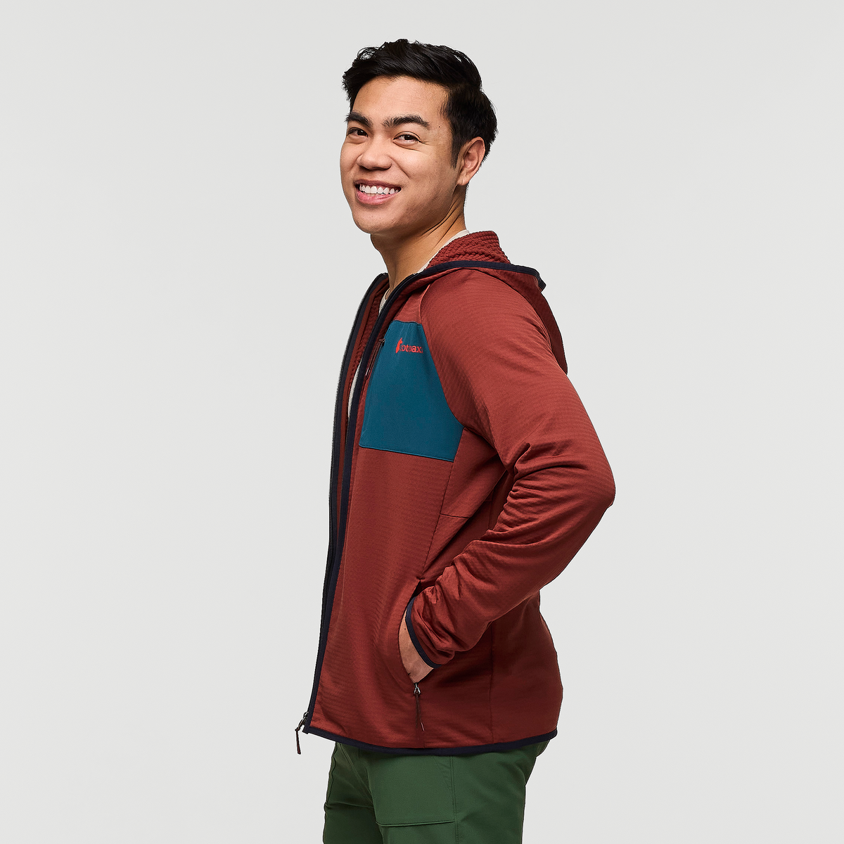 Otero Fleece Full-Zip Hooded Jacket Men's | Cozy Outdoor Layer